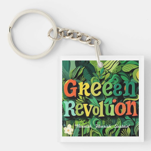 "Awakening Green Potential" Key Ring (Front)