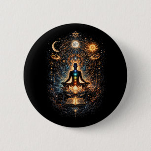 Awakening the Inner Cosmos 6 Cm Round Badge