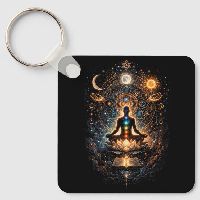 Awakening the Inner Cosmos Key Ring (Front)