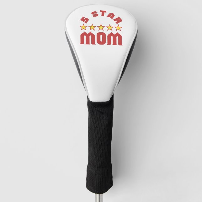 Award 5 Star Mum Golf Head Cover (Front)