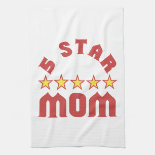 Award 5 Star Mum Tea Towel