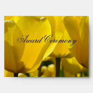 Award Ceremony Envelopes Invitations Tulip Flowers