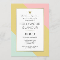 Award Viewing Oscar Party Movie Party Invitation