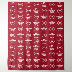 Award Viewing Party   Red Carpet Photo Backdrop Tapestry