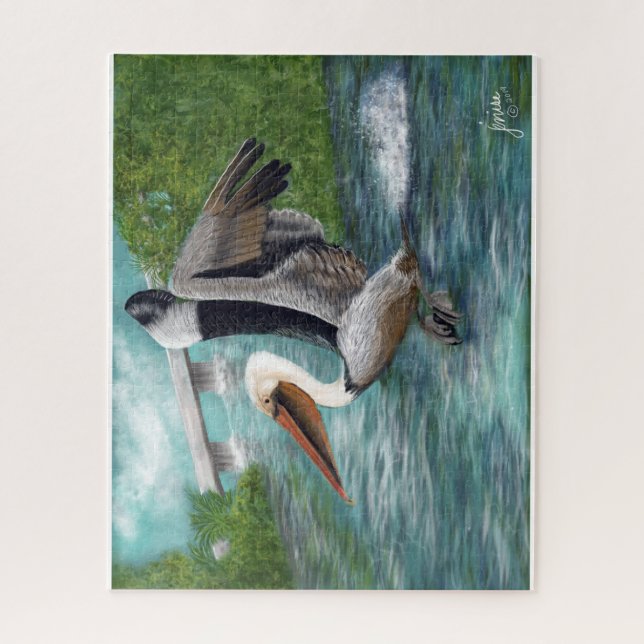 Award winner Pelican Art Jigsaw Puzzle (Vertical)