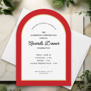 Awards Dinner Celebration Arch Invitation
