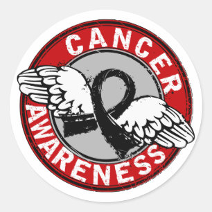 Awareness 14 Melanoma Classic Round Sticker