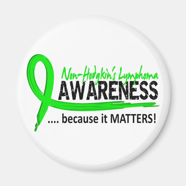 Awareness 2 Non-Hodgkin's Lymphoma Magnet (Front)