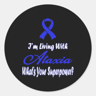 Awareness 5 classic round sticker