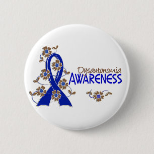 Awareness 6 Dysautonomia Cm Round Badge