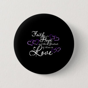 Awareness 8 6 cm round badge