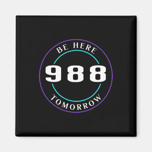 Awareness 988 - Suicide Prevention Magnet