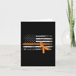 Awareness American Flag  Card