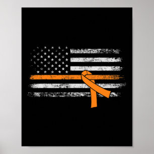 Awareness American Flag Poster