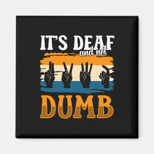 Awareness And Asl Hand Gesture Deaf Pride 1  Magnet