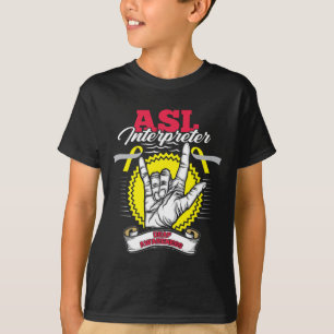 Awareness Asl Deafness Hearing Loss Warrior  T-Shirt