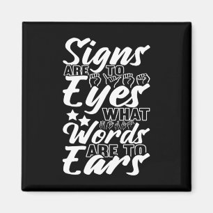 Awareness Asl Sign Language American Sign Language Magnet
