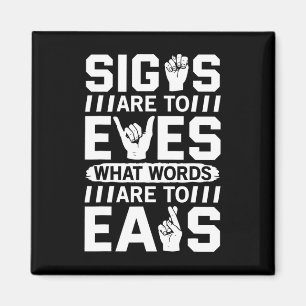Awareness Asl Sign Language American Sign Language Magnet
