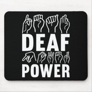 Awareness Asl Sign Language American Sign Language Mouse Pad