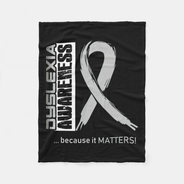 Awareness Because Its Problems We Fight Together  Fleece Blanket (Front)