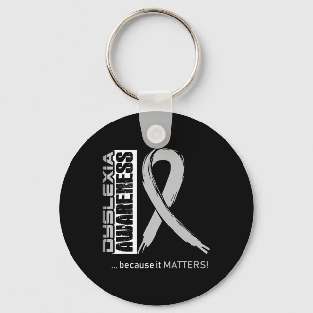 Awareness Because Its Problems We Fight Together  Key Ring (Front)