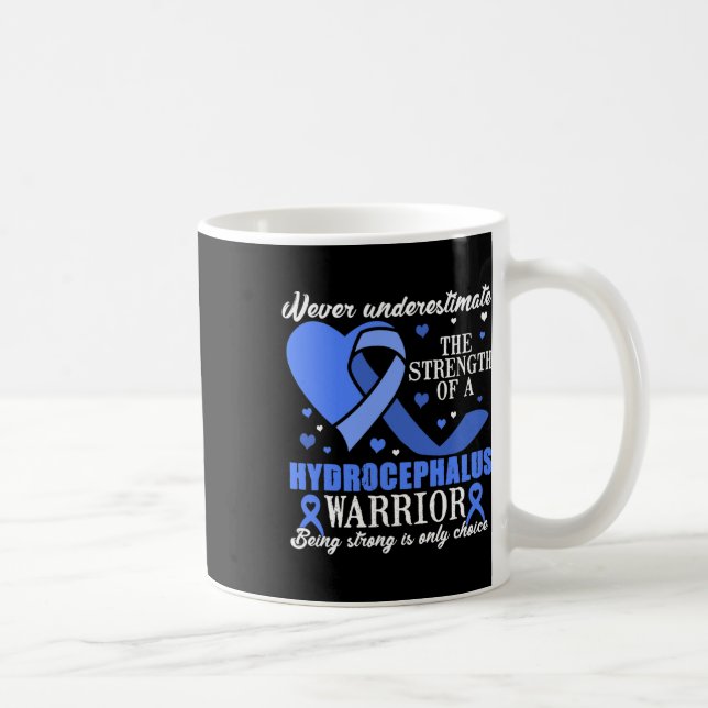 Awareness Blue Ribbon Support  Coffee Mug (Right)