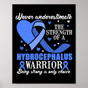 Awareness Blue Ribbon Support  Poster