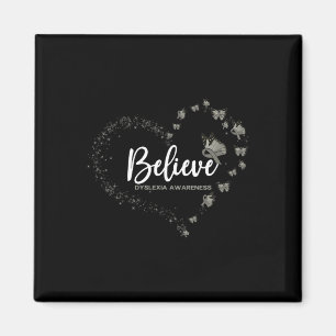 Awareness Butterfly Believe Magnet