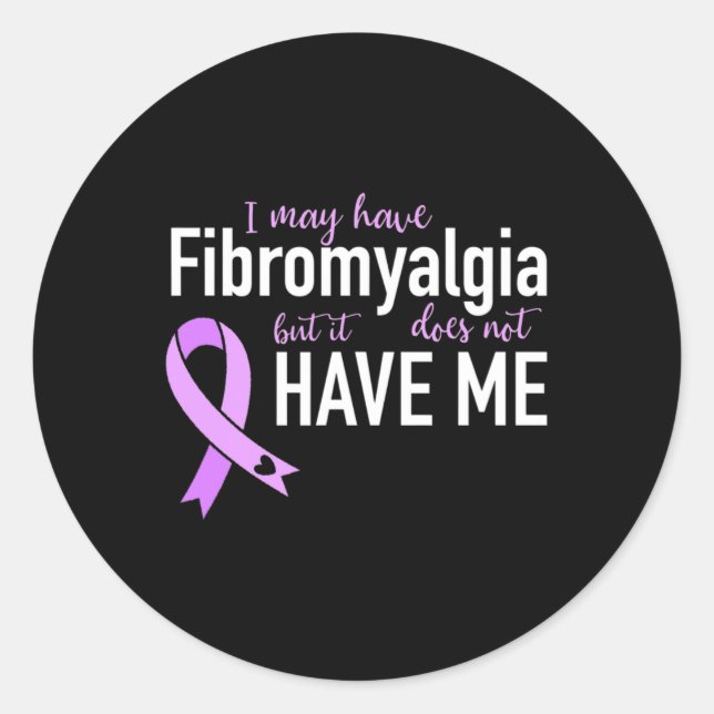 Awareness  classic round sticker (Front)