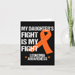 Awareness Daughter Fight Orange Ribbon Gift Card