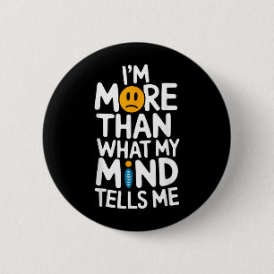 Awareness Depression Anxiety Mental Health 6 Cm Round Badge