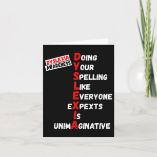 Awareness Doing Your Spelling Like Everyone Expect Card
