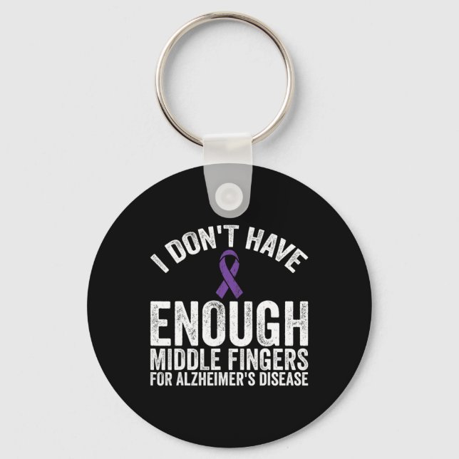 Awareness - Don't Have Middle Fingers For Heimerhe Key Ring (Front)