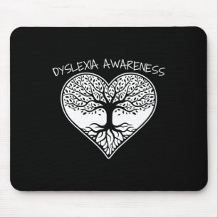 Awareness Dyslexic Mouse Pad