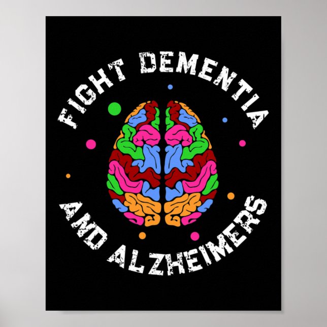 Awareness End Fight Dementia Heimers  Poster (Front)