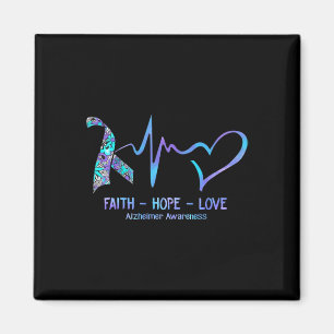 Awareness Faith - Hope - Love  Magnet