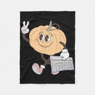 Awareness Fall Pumpkin Aac Device Autism Special H Fleece Blanket