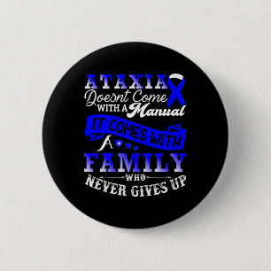 Awareness Family Warrior Support  6 Cm Round Badge