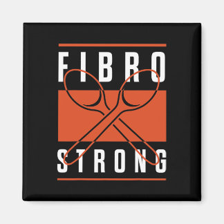 Awareness Fibro Strong Graphic Spoons Magnet