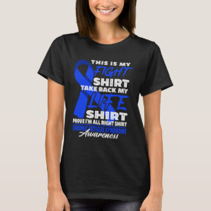 Awareness Figh I ME CFS Chronic Fatigue Syndrome T-Shirt