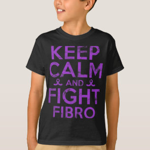 Awareness Fight Fibro Fighter Warrior Grunge T-Shirt