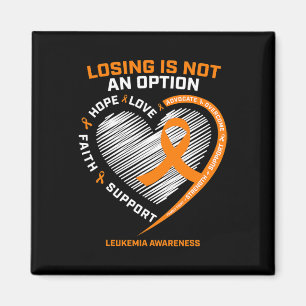 Awareness Fighter Gifts Men Women Kids Leukaemia  Magnet