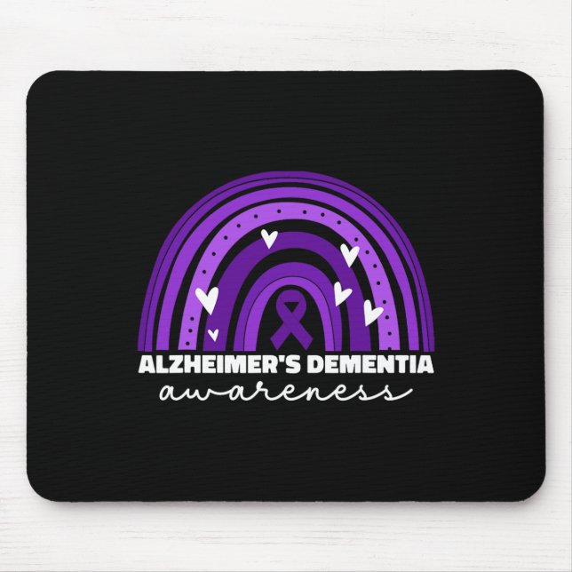 Awareness For Women Heimer Awareness Cute  Mouse Pad (Front)