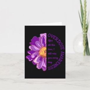 Awareness Grief And Loss Miss You Every Day Card