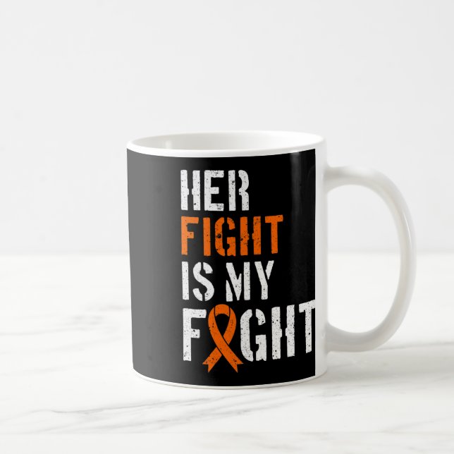 Awareness Her Fight Is My Fight Support 1  Coffee Mug (Right)