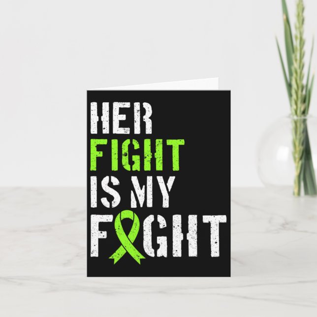 Awareness Her Fight Is My Fight Support  Card (Front)