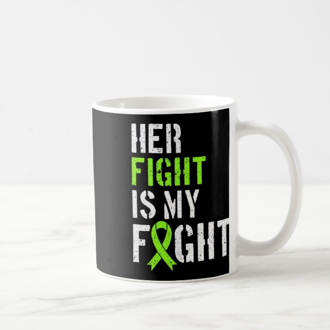 Awareness Her Fight Is My Fight Support  Coffee Mug (Right)