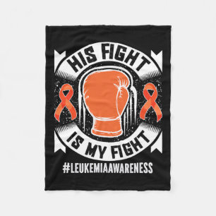 Awareness His Fight Is My Fight Fleece Blanket