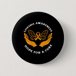 Awareness Hope For A Cure Blood Cancer 6 Cm Round Badge