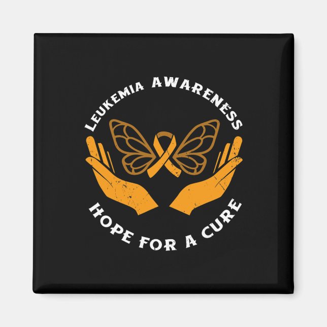 Awareness Hope For A Cure Blood Cancer  Magnet (Front)